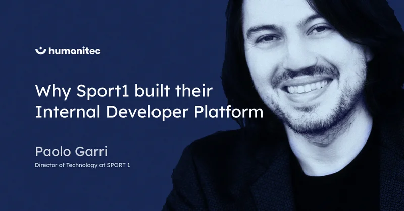 Why Sport1 built their Internal Developer Platform