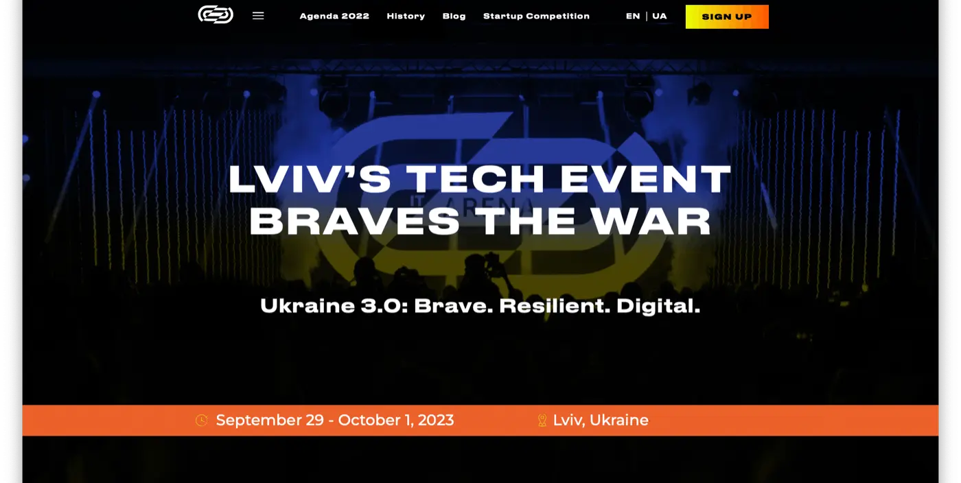 IT Arena 2022 - Ukrainian Tech Braves the War