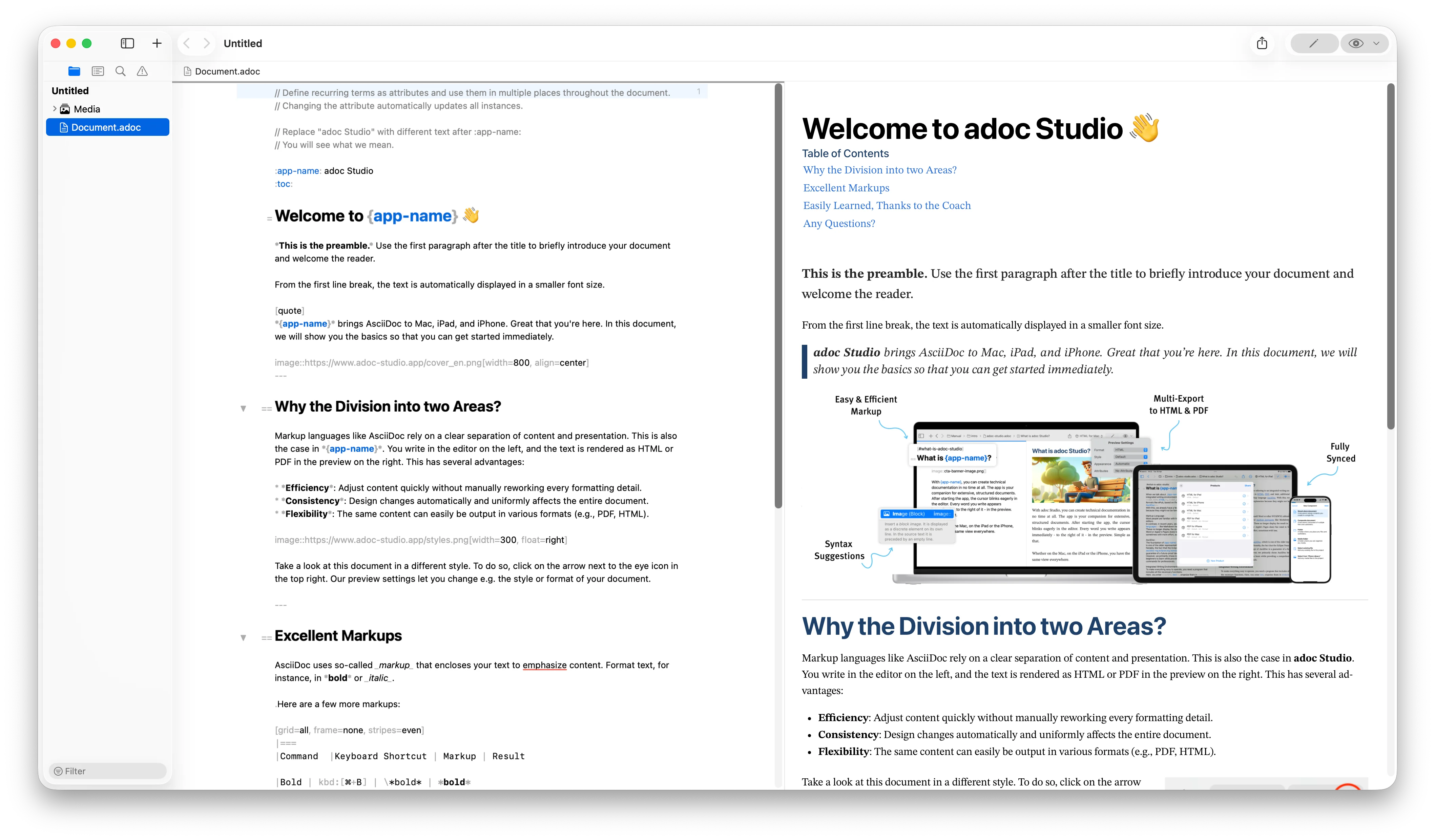 What's new in adoc Studio 5 for AsciiDoc writers What's new in adoc Studio 5 for AsciiDoc writers