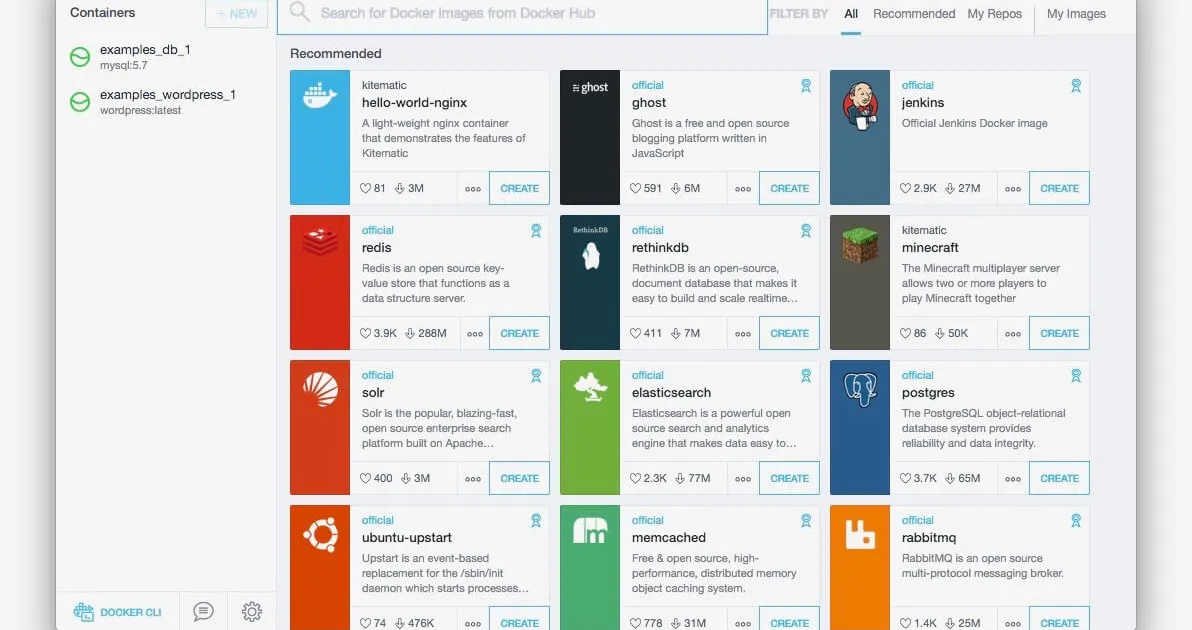 A Comparison of Docker GUIs