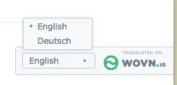 Translation toggle